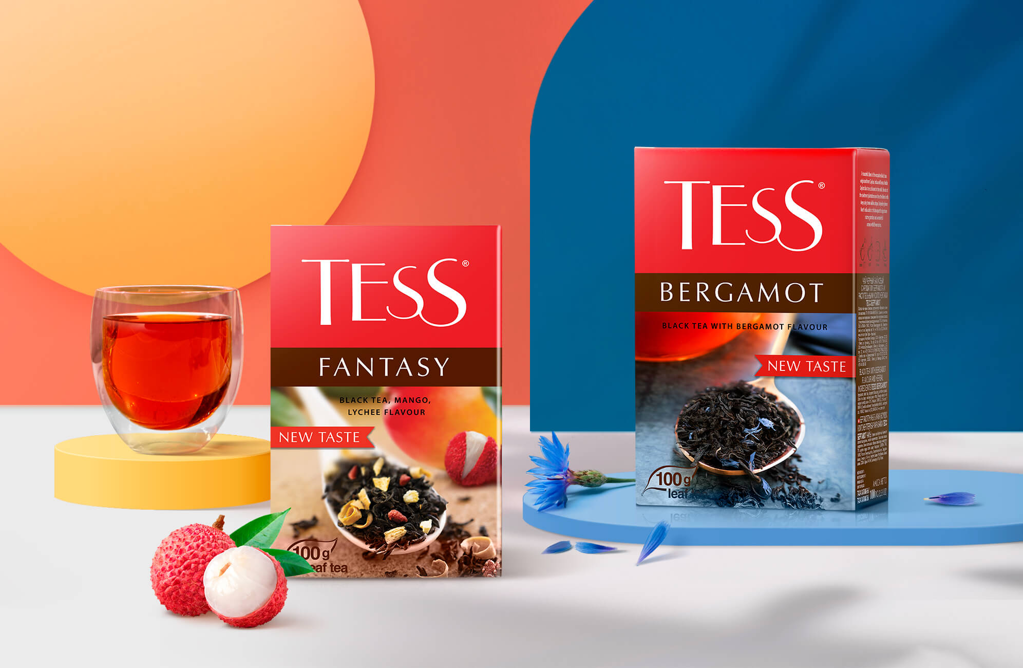 VIVID NEW TESS TEA FLAVOURS