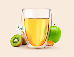 oolong tea with kiwi and jasmine flavour TESS Energy photo