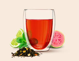 black tea, citrus peels, mint, guava and lime flavour TESS Siesta photo