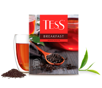 Breakfast black tea TESS Breakfast in bags 100pcs. photo