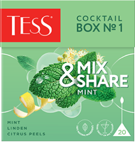 herbal infusion with mint, linden and citrus peels TESS Cocktail Box №1 photo