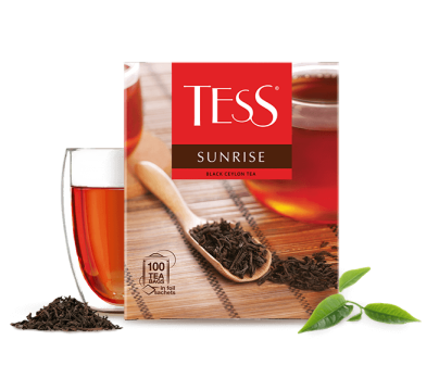 Black Ceylon tea TESS Sunrise in bags 100pcs. photo