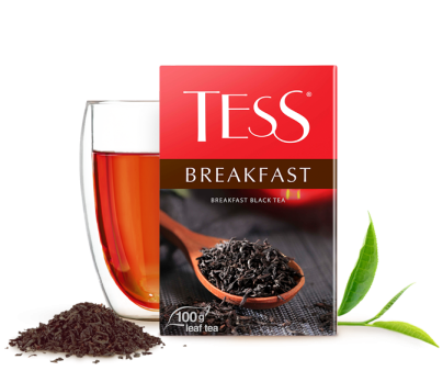 Breakfast black tea TESS Breakfast leaf 100g photo