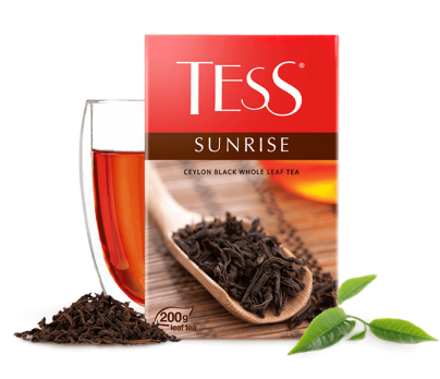 Black Ceylon tea TESS Sunrise leaf 200g photo