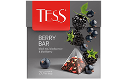 black tea with blackberry and blackcurrant flavour TESS Berry Bar photo