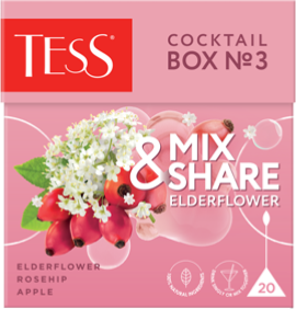 oolong tea, rosehip, apple and elderberry flavouring TESS Cocktail Box №3 photo
