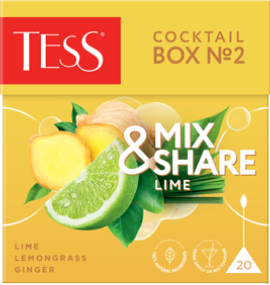 herbal infusion with ginger, lemongrass and lime flavouring TESS Cocktail Box №2 photo