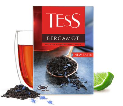 Black tea with bergamot flavor TESS Bergamot leaf 400g photo