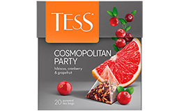 hibiscus with cranberry and grapefruit flavour TESS Cosmopolitan Party photo